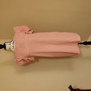 Emery Rose Pink Puff Sleeve Dress Medium NWT